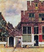Johannes Vermeer The Little Street, oil painting on canvas